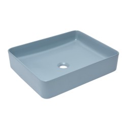 Umývadlo na dosku SAT Infinitio 50x40 cm tmavo modrá mat bez prepadu SATINF5040DBLM (SATINF5040DBLM)