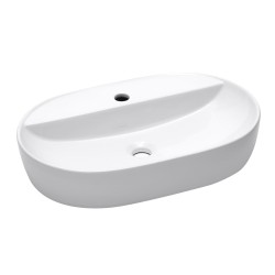 Umývadlo na dosku SAT Infinitio 60x40 cm otvor pre batériu uprostred SATINF6040 (SATINF6040)