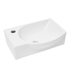 Umývadlo SAT Brevis 40,5x28 cm otvor pre batériu vľavo SATBRE4028L (SATBRE4028L)