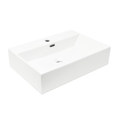 Umývadlo SAT Cube Way 60x42 cm otvor pre batériu uprostred SATCW6042 (SATCW6042)