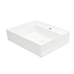 Umývadlo SAT Cube Way 60x46 cm otvor pre batériu uprostred SATCW6046L (SATCW6046L)