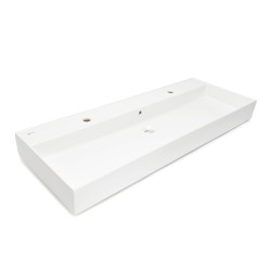Umývadlo SAT Infinitio 121,4x46,9 cm dva otvory pre batériu SATINF12046 (SATINF12046)