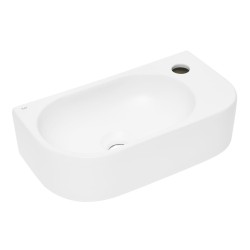 Umývadlo SAT Infinitio 40x21,5 cm biela matná mat bez prepadu SATINF4021WM (SATINF4021WM)