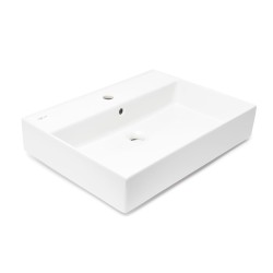 Umývadlo SAT Infinitio 60,5x46,5 cm otvor pre batériu uprostred SATINF6046 (SATINF6046)