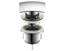 Umývadlový vtok OPTIMA 5/4, clic-clac hranatý VF785CRQ (VF785CRQ)