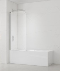 Vaňová zástena SAT 150x70 cm chróm SATVZUNIKCRT70 (SATVZUNIKCRT70)