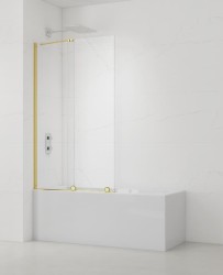 Vaňová zástena SAT Walk-In Xmotion 150x117,5 cm zlatá SATWIXMVZ150Z (SATWIXMVZ150Z)