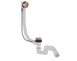 Vanový automat 52 mm DN40/DN50 SAT Aurum 40 cm, růžově zlatý matný, plast SATAVA60BRG (SATAVA60BRG)