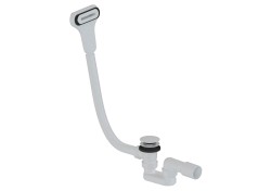 Vaňový automat click/clack a štrbinový prepad DN40/DN50 SAT biela lesklá plast SATAVAS80CCB (SATAVAS80CCB)