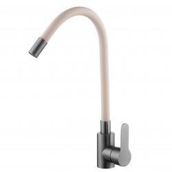 VELAZO - Kuchynská batéria s flexibilným výtokom béžová/ grafit VELAZ(8105BBE)