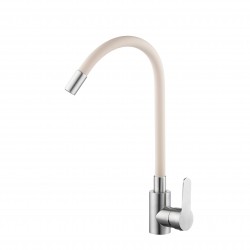 VELAZO - Kuchynská batéria s flexibilným výtokom béžová/ oceľ VELAZ(8105SBE)