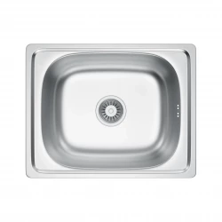 VELAZO - Kuchynský oceľový drez Satin 40 × 50 so sifónom VELAZ(4050S)