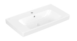 VILLEROY & BOCH - Architectura Umývadlo 80x45 cm, s prepadom, otvor na batériu, CeramicPlus, alpská biela (4A8780R1)
