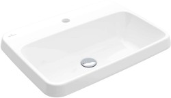 VILLEROY & BOCH - Architectura Umývadlo zápustné, 60x45 cm, bez prepadu, otvor na batériu, CeramicPlus, alpská biela (5A6761R1)