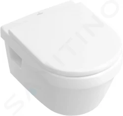 VILLEROY & BOCH - Architectura Závesné WC, zadný odpad, DirectFlush, CeramicPlus, alpská biela (5684R0R1)