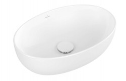 VILLEROY & BOCH - Artis Umyvadlo na desku 49x33 cm, bez přepadu, CeramicPlus, alpská bílá (438848R1)