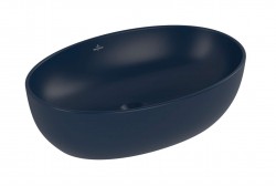 VILLEROY & BOCH - Artis Umývadlo na dosku 48x33 cm, bez prepadu, bez otvoru na batériu, CeramicPlus, Nightfall (438848R6)