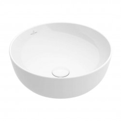 VILLEROY & BOCH - Artis Umývadlo na dosku, priemer 43 cm, CeramicPlus, Stone White (417943RW)