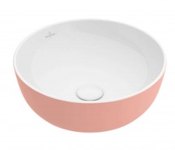 VILLEROY & BOCH - Artis Umývadlo na dosku, priemer 43 cm, Powder (417943BCT0)