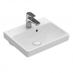 VILLEROY & BOCH - Avento Umývadielko 45x37 cm, s prepadom, 1 otvor na batériu, alpská biela (73584501)