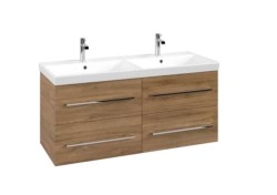 VILLEROY & BOCH - Avento Umývadlová skrinka, 118x51x45 cm, 4 zásuvky, Oak Kansas (A89300RH)