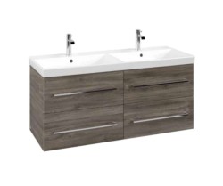 VILLEROY & BOCH - Avento Umývadlová skrinka, 118x51x45 cm, 4 zásuvky, Stone Oak (A89300RK)