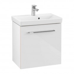 VILLEROY & BOCH - Avento Umývadlová skrinka, 53x51x35 cm, 1 dvierka, Crystal White (A88800B4)