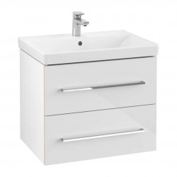 VILLEROY & BOCH - Avento Umývadlová skrinka, 63x51x45 cm, 2 zásuvky, Crystal White (A89000B4)