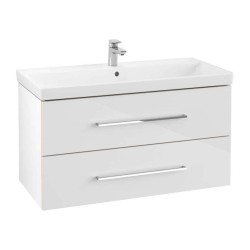 VILLEROY & BOCH - Avento Umývadlová skrinka, 98x51x45 cm, 2 zásuvky, Crystal White (A89200B4)