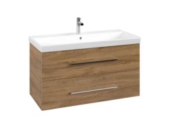 VILLEROY & BOCH - Avento Umývadlová skrinka, 98x51x45 cm, 2 zásuvky, Oak Kansas (A89200RH)