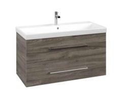 VILLEROY & BOCH - Avento Umývadlová skrinka, 98x51x45 cm, 2 zásuvky, Stone Oak (A89200RK)