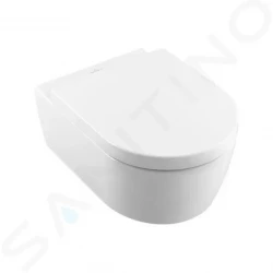 VILLEROY & BOCH - Avento Závesné WC s doskou SoftClosing, DirectFlush, CeramicPlus, alpská biela (5656HRR1)
