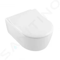 VILLEROY & BOCH - Avento Závesné WC s doskou SoftClosing, DirectFlush, CeramicPlus, alpská biela (5656RSR1)