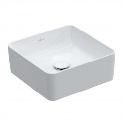 VILLEROY & BOCH - Collaro Umývadlo na dosku, 38x38 cm, CeramicPlus, Stone White (4A2138RW)