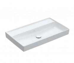 VILLEROY & BOCH - Collaro Umývadlo nábytkové 80x47 cm, bez prepadu, bez otvoru na batériu, CeramicPlus, Stone White (4A3383RW)