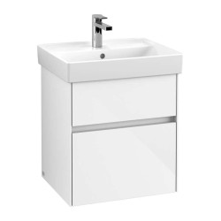 VILLEROY & BOCH - Collaro Umývadlová skrinka, 51x55x41 cm, 2 zásuvky, Glossy White (C00700DH)