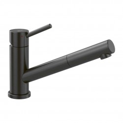 VILLEROY & BOCH - Como Drezová batéria s výsuvnou koncovkou, antracit (92520005)