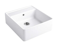 VILLEROY & BOCH - Dřezy Keramický drez 63x60 cm, CeramicPlus, alpská biela (632061R1)