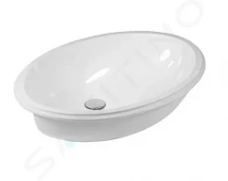 VILLEROY & BOCH - Evana Bezotvorové umývadlo pod dosku, 615x415 mm, s CeramicPlus (614400R1)