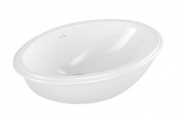 VILLEROY & BOCH - Evana Bezotvorové umývadlo s prepadom, 50x35 cm, biela (61470001)