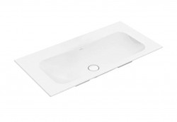 VILLEROY & BOCH - Finion Umývadlo nábytkové, 100x50 cm, bez prepadu, bez otvoru na batériu, CeramicPlus, alpská biela (4164A3R1)