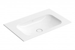VILLEROY & BOCH - Finion Umývadlo nábytkové, 80x50 cm, bez prepadu, bez otvoru na batériu, CeramicPlus, alpská biela (416483R1)