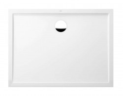 VILLEROY & BOCH - Futurion Flat Sprchová vanička, 90x120 cm, Quaryl, alpská biela (UDQ1290FFL2V-01)