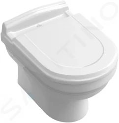 VILLEROY & BOCH - Hommage Závesné WC, CeramicPlus, biela (6661B0R1)