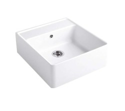 VILLEROY & BOCH - Keramický drez 63x60 cm s odtokom, CeramicPlus, alpská biela (632062R1)