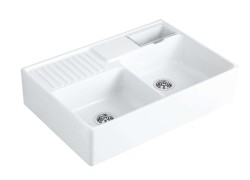 VILLEROY & BOCH - Keramický drez 90x63 cm, CeramicPlus, alpská biela (632391R1)