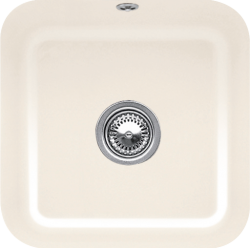 VILLEROY & BOCH - Keramický drez Cisterna 50 Cream podstavný 445 x 445 bez excentru (670301KR)