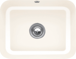 VILLEROY & BOCH - Keramický drez Cisterna 60C Cream podstavný 550 x 440 bez excentru (670601KR)
