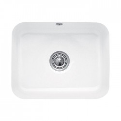 VILLEROY & BOCH - Keramický drez Cisterna 60C White alpin podstavný 550 x 440 bez excentra (670601R1)