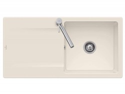 VILLEROY & BOCH - Keramický drez Siluet 60 Ivory nástavný 1000 x 510 bez excentra (333601FU)